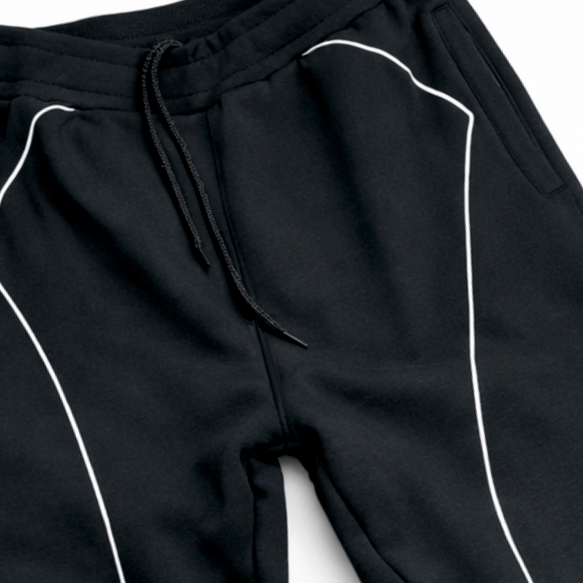 Hyphen Flare Leg Joggers (Black/Reflective Grey) - Hyphen Footwear
