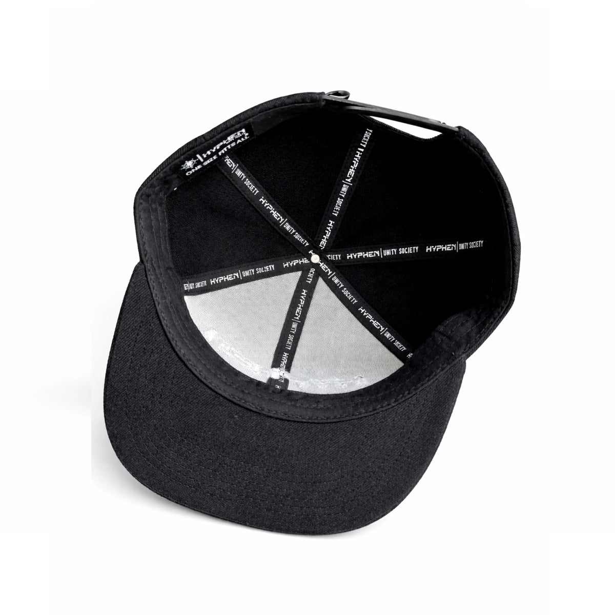 Hyphen Rainbow Logo SnapBack (Black/Black) - Hyphen Footwear