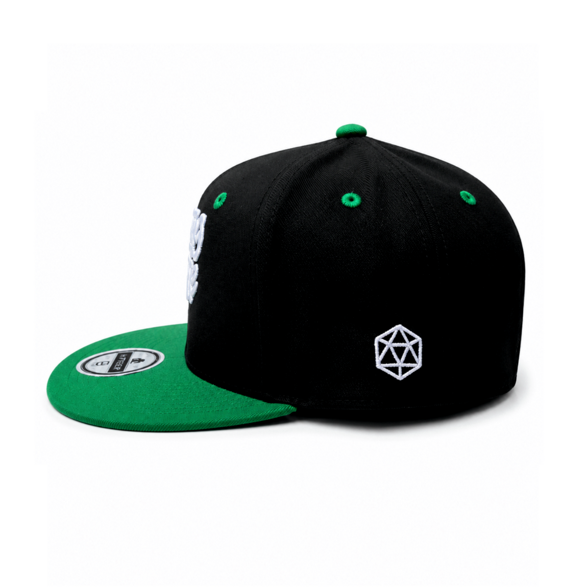 Hyphen Unity Is Rare SnapBack (Black/Green) - Hyphen Footwear