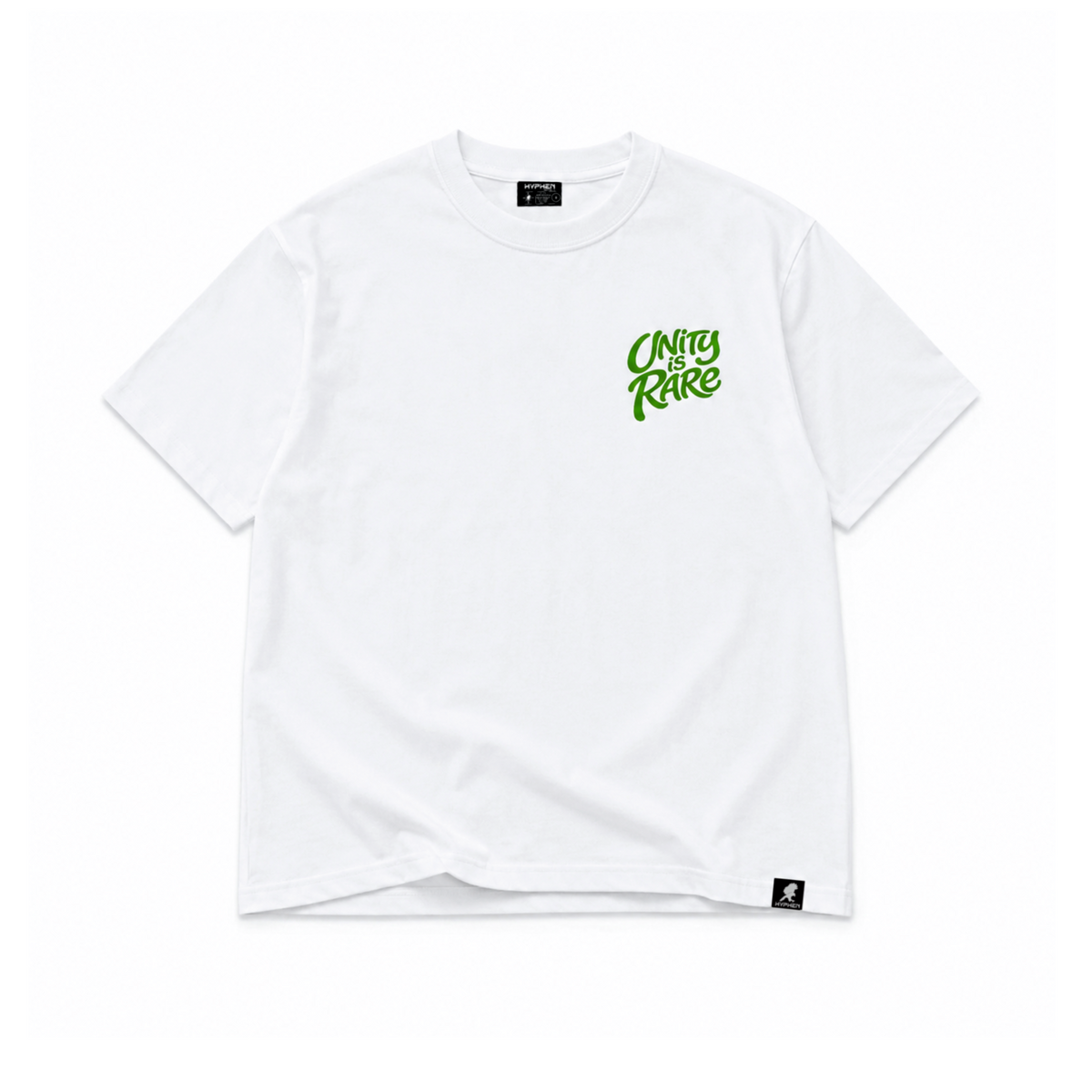 Hyphen Unity Is Rare T-shirt (Green) - Hyphen Footwear