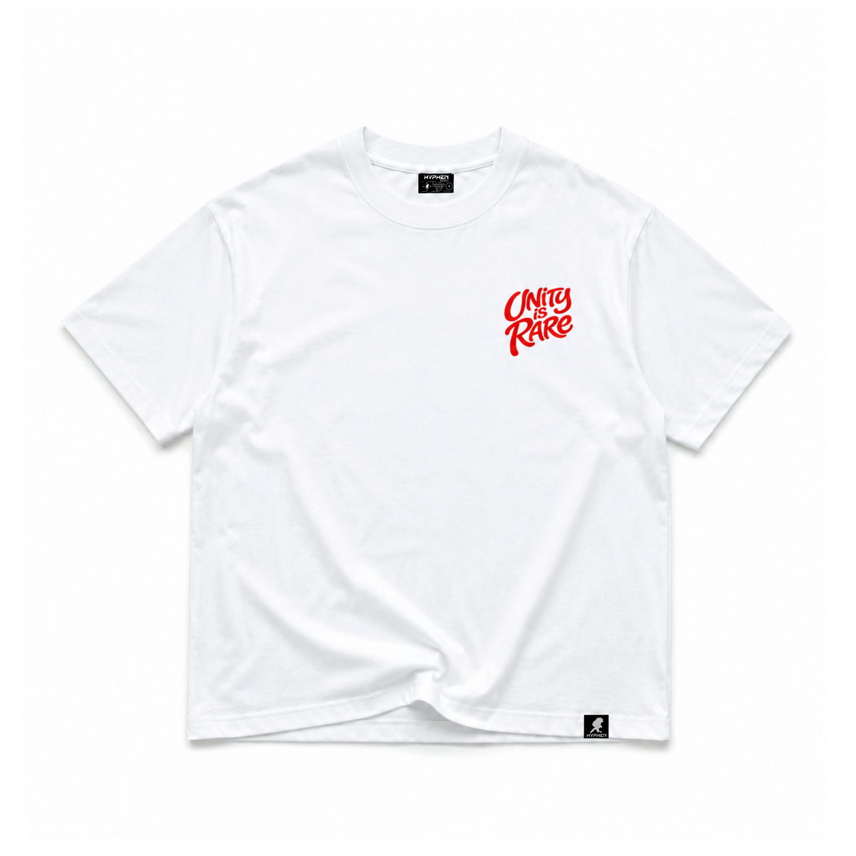 Hyphen Unity Is Rare T-shirt (Red) - Hyphen Footwear