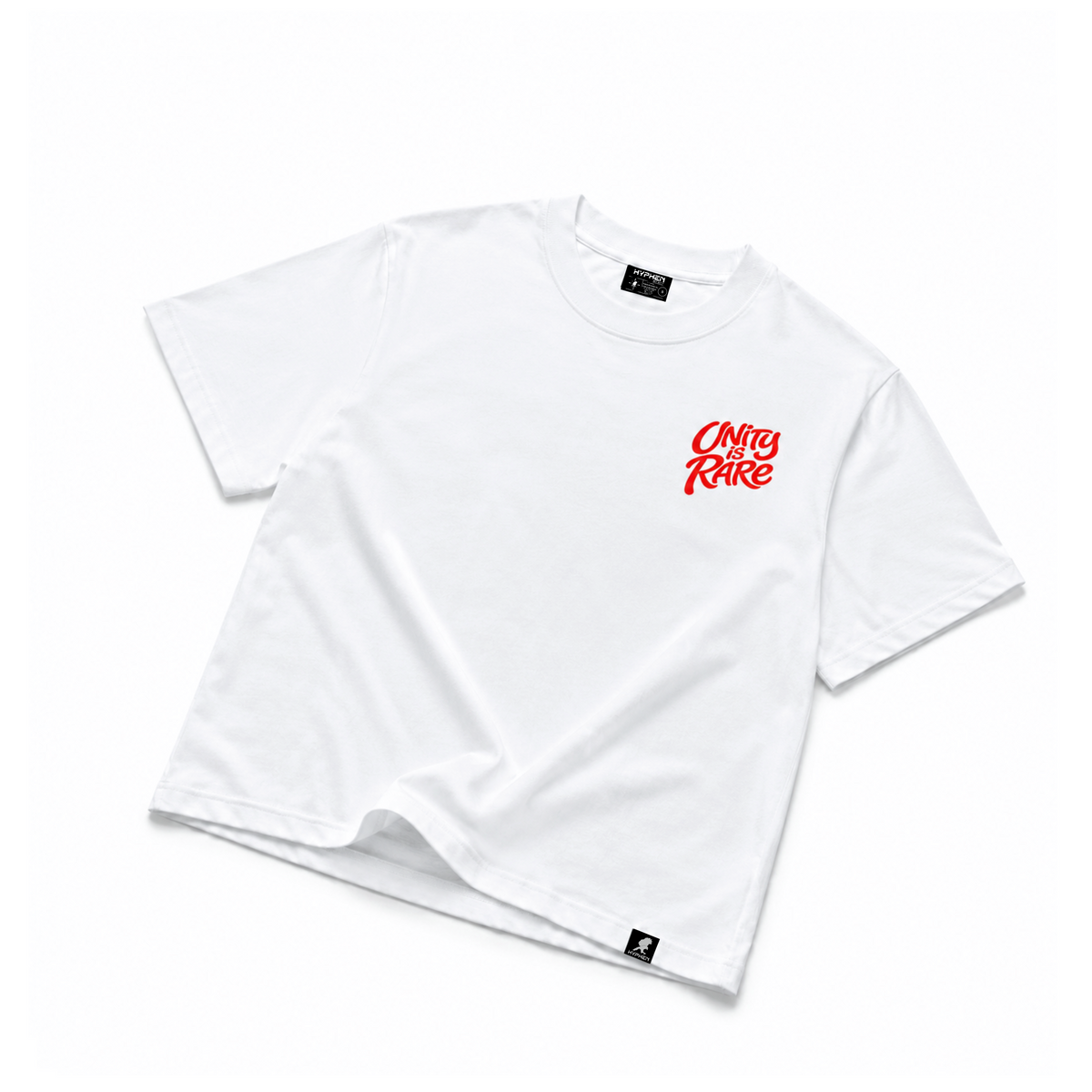 Hyphen Unity Is Rare T-shirt (Red) - Hyphen Footwear
