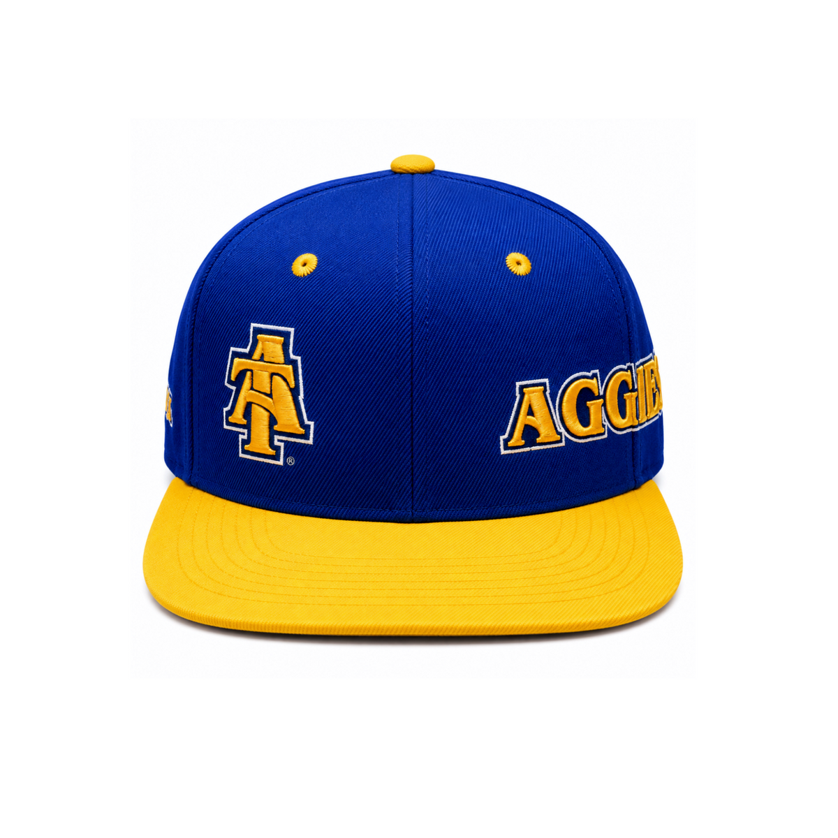 Hyphen X A&T 100th Homecoming SnapBack Cap (Blue/Yellow/White) SHIP (10/15/26) - Hyphen Footwear