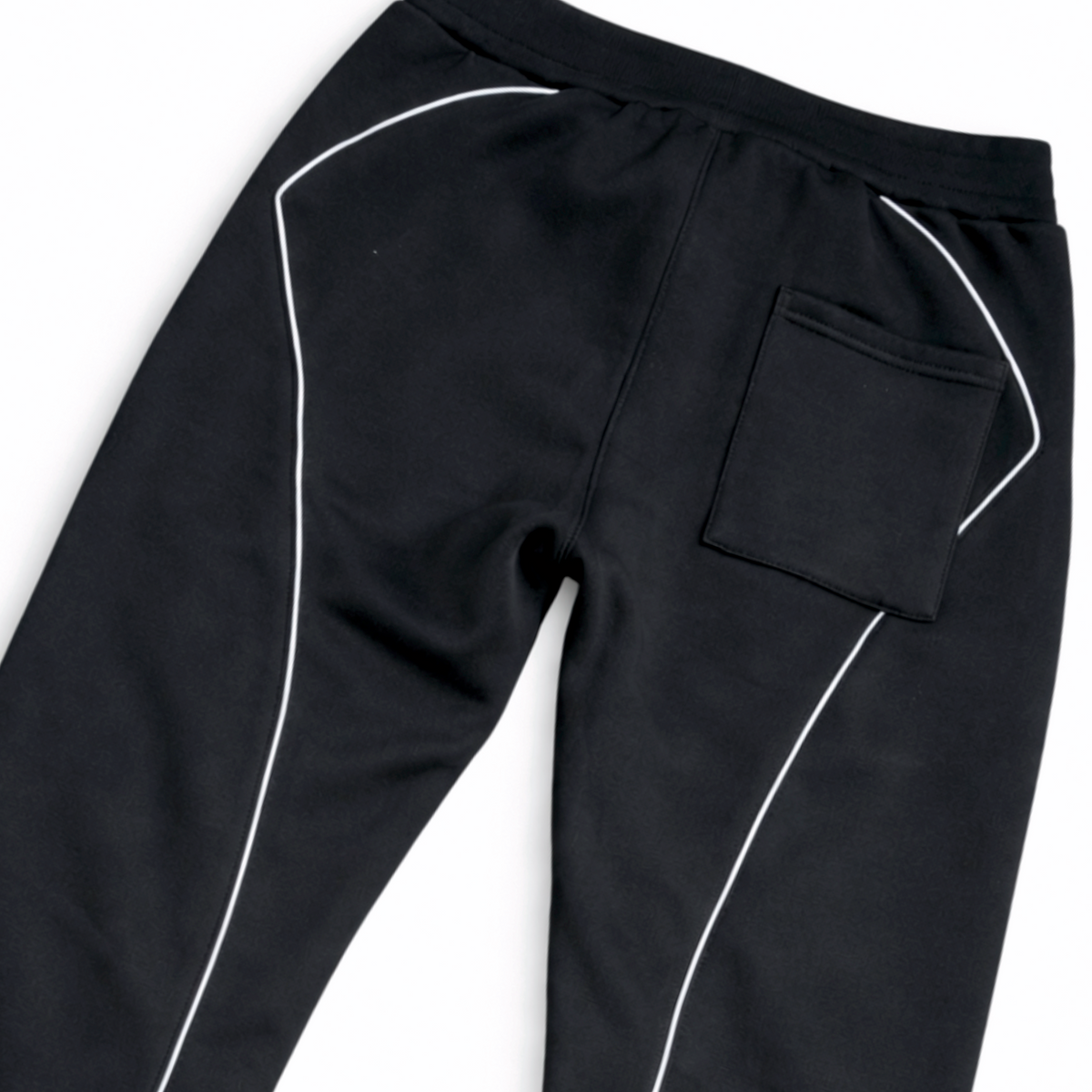 Hyphen Flare Leg Joggers (Black/Reflective Grey) - Hyphen Footwear