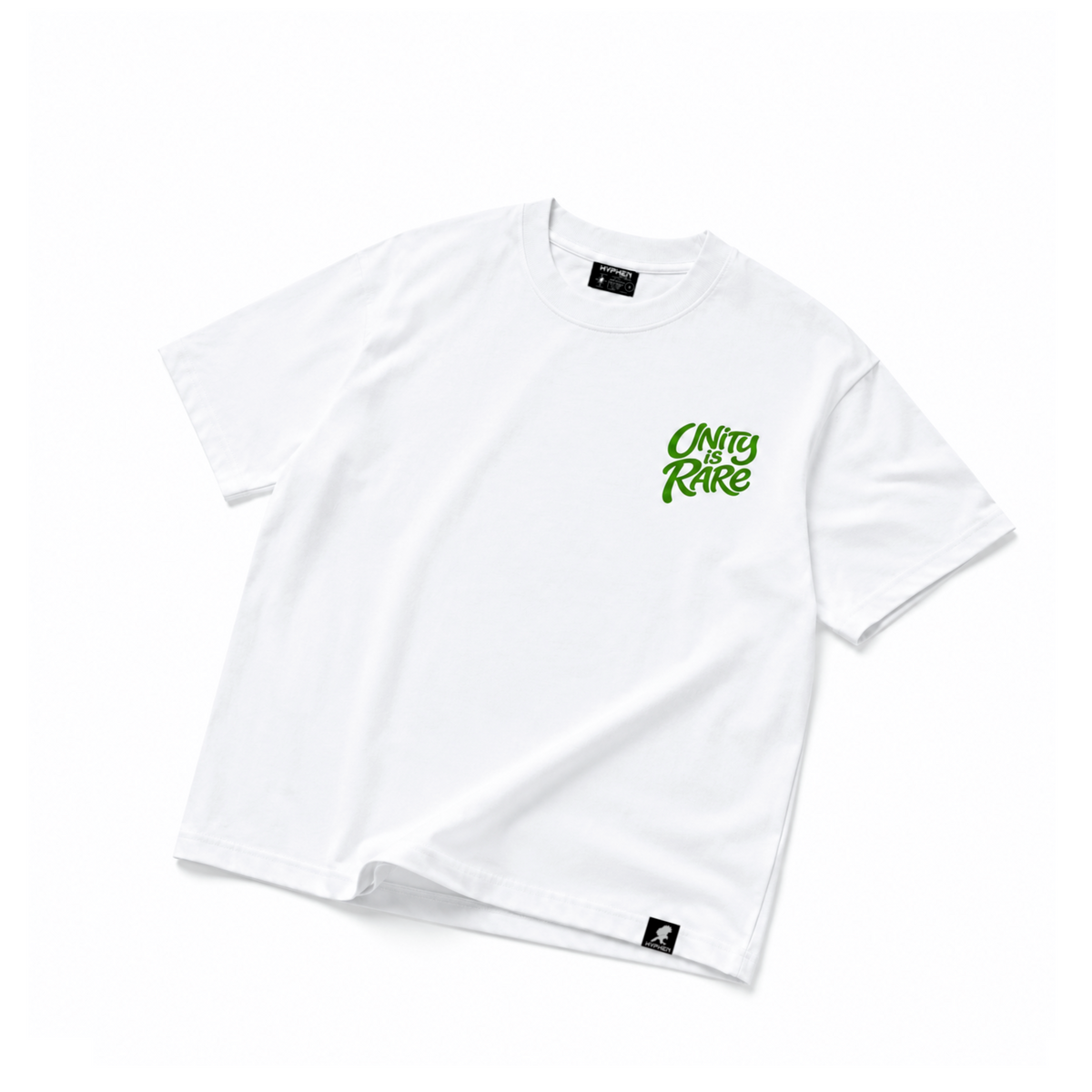 Hyphen Unity Is Rare T-shirt (Green) - Hyphen Footwear