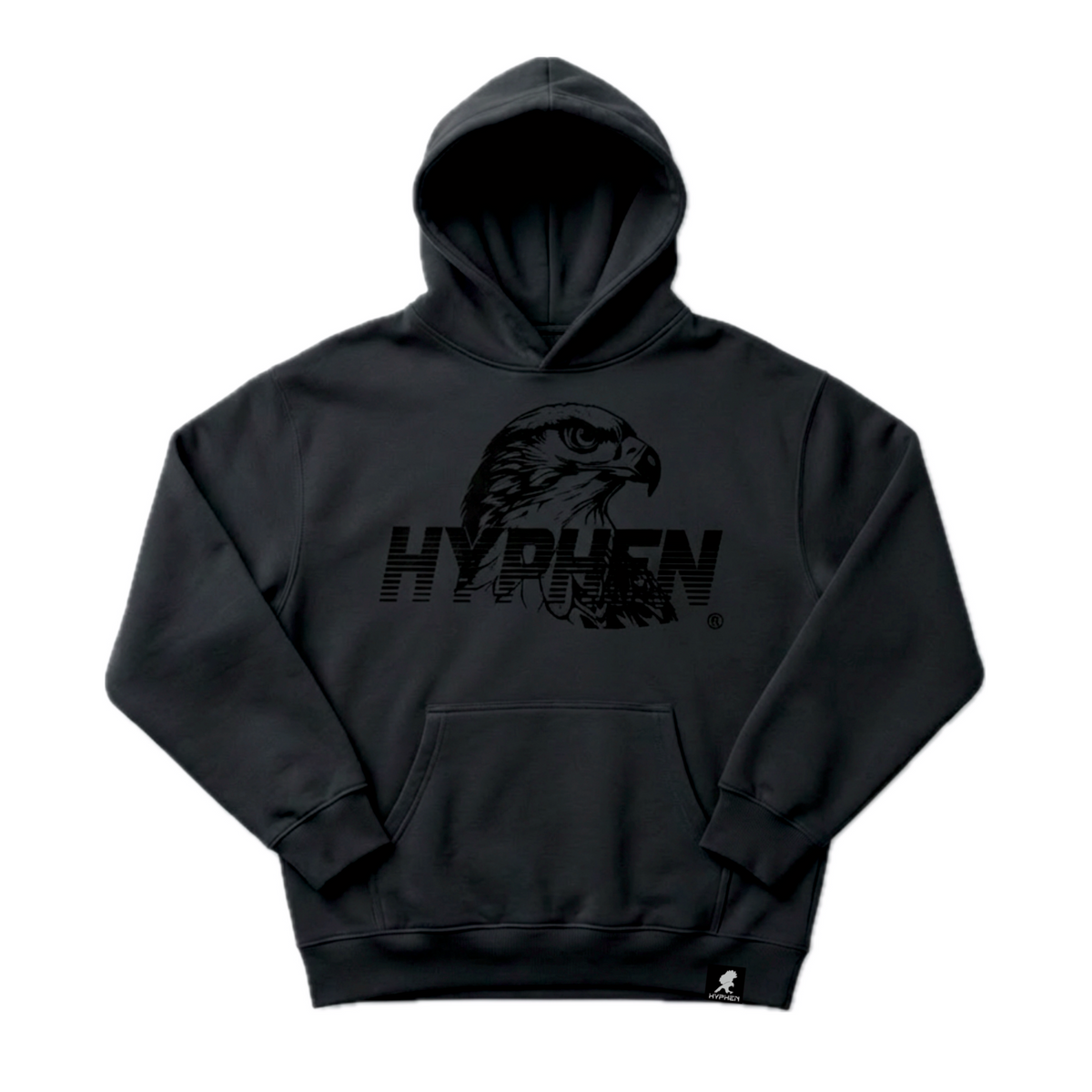 Hyphen Hawk Hoodie (Black) - Hyphen Footwear